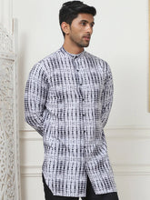 Printed front open Kurtas-KO-5090White